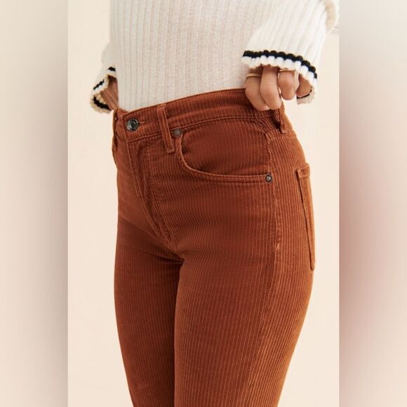 Agolde Riley Long Corduroy Size 26 - Picture 3 of 9